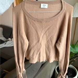 Wilfred Beige Knit Top